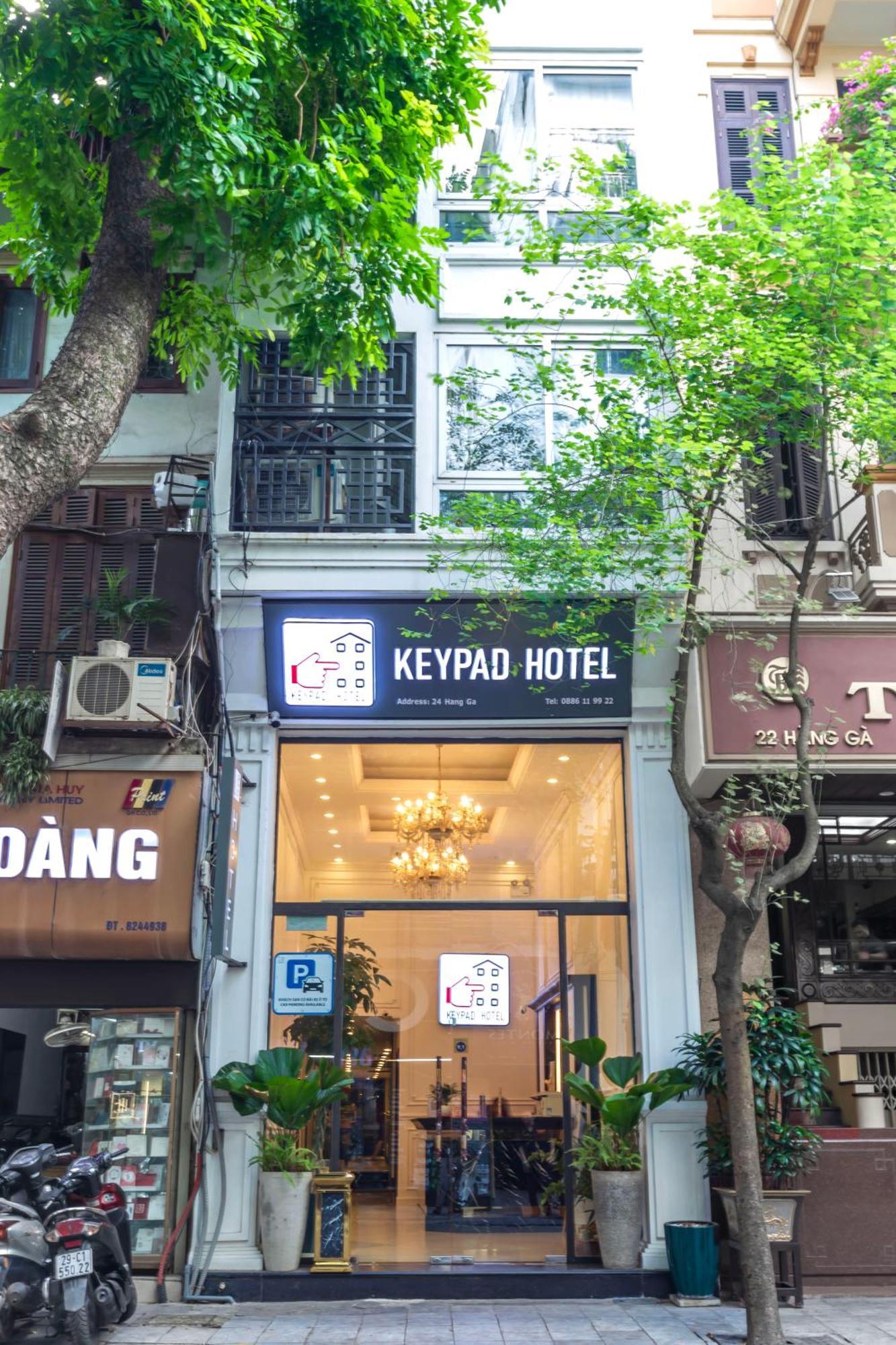 Keypad Hotel - 24 Hang Ga 河内 外观 照片